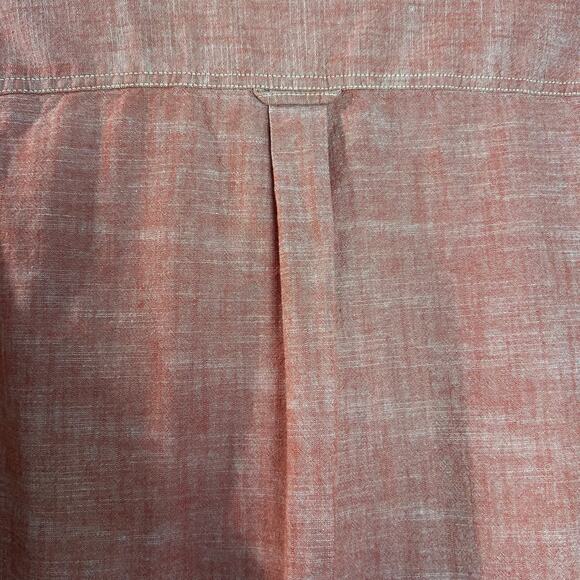 Weatherproof Vintage Men's Shirt SZ L Button Down Variegated Red Long Sleeve - Picture 9 of 9